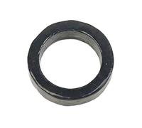 MIXIUJIEN Bague en shungite noire authentique pour le bien-être et la protection (fin, 18 mm), Thin, Agate