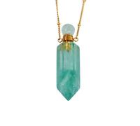 MIXIUJIEN Lot de 5 colliers commémoratifs en cristal pour cendres et fourrure - Bijou souvenir de compagnon éternel (aventurine verte)