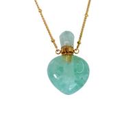 MIXIUJIEN Love in Every Heartbeat - Lot de 4 colliers commémoratifs en cristal naturel en forme de cœur pour animal de compagnie - Peut contenir les cendres et la fourrure, facilite les adieux avec