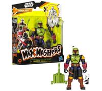 MixMashers Boba Fett, figurine 12 cm personnalisable a mélanger et combiner avec accessoires, Star Wars, des 4 ans