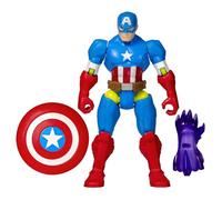 MixMashers Captain America, figurine 12 cm personnalisable à mélanger et combiner avec accessoires, Marvel, dès 4 ans