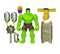 MixMashers Hulk Deluxe, figurine 12 cm personnalisable à mélanger et combiner avec accessoires, Marvel, dès 4 ans