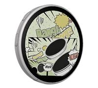 Mixnexorad Badge Numérique Pins,Bouton Photo Aimanté Écran Tactile,Badge Électronique Intelligent 4,3 cm | Pour Lieu De Travail Convention Rencontre De Fans Anniversaire Infirmière Employé Service