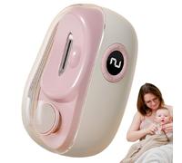Mixnexorad Coupe-Ongles Électrique pour Mains,Outil de Soin des Ongles Rechargeable par USB | Polissoir-Lime à Ongles LED 3 Vitesses avec Collecteur de Résidus pour Personnes Âgées Manucure Voyage et