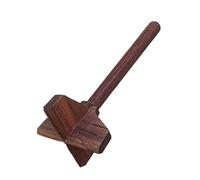 Mixnexorad Hachoir à Viande Manuel - Manuel En Bois Multifonction | Outil pour écraser et façonner les steaks hachés,pour purée de tomates avocat et poêles antiadhésives en émail
