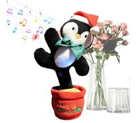 Mixnexorad Jouets de Noël Arbre Dansant | Chantant Électrique Musical avec Lumière | Fournitures Fête pour Maison Bureau École Chambre | Action de Grâces