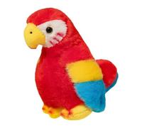 Mixnexorad Jouets en Peluche de Perroquet de Simulation, Peluche d'oiseau, Oiseau en Peluche avec Support d'épaule, Peluches Animaux en Peluche Confortables pour Bureaux, Chambre à Coucher, Salon