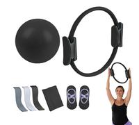 Mixnexorad Kit De Pilates pour La Maison | Matériel de Fitness | Sangle d'Étirement - pour Débutants, Professionnels, Femmes, Filles, Seniors, Athlètes, Salon, Appartement Et Salle De