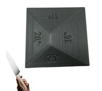 Mixnexorad Pierre à Aiguiser,Guide d'Angle Coin 3D Anti-Dérapant,Pierre d'affûtage pour couteaux de cuisine | Pour Cuisine Préparation Alimentaire Maison Restaurant Pique-Nique Camping Chefs