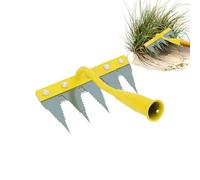 Mixnexorad Râteau de désherbage pour Le Jardin,Râteau niveleur à Usage intensif,Désherbeur Manuel | pour Jardin, pelouse, Cour, Parterre de Fleurs, Serre, pépinière, verger, Ferme, extérieur