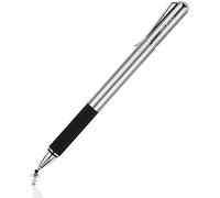 Mixoo 2 en 1 Stylet de Précision Universal Capacitifs Disc Stylo avec Tips Disc 2 de remplacement, Conseils de fibres 1 de pour Tout écran tactile iPhone, Ipads, Android, Smartphones et tablettes
