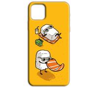 Mixroom - Coque arrière en TPU silicone souple pour Honor X5c / X5c Plus Motif Paire de sushi à la plage M594