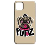 Mixroom - Coque arrière en TPU silicone souple pour iPhone 17 Pro Motif Carlino Team Pupz S274