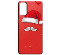 Mixroom - Coque arrière en TPU silicone souple pour Oppo A5 4G / 5G / Oppo A5m fantaisie chapeau et moustache U864