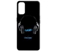 Mixroom - Coque arrière en TPU silicone souple pour Oppo A5 4G/5G / Oppo A5m Fantasia Live For Music M606