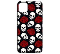 Mixroom - Coque arrière en TPU silicone souple pour OPPO A5x 5G/4G Motif crânes avec roses fleurs M771