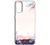 Mixroom - Coque arrière en TPU silicone souple pour Samsung Galaxy A05s Motif Monte Fuji et Temple Japonais N1008