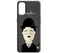 Mixroom - Coque arrière en TPU silicone souple pour Samsung Galaxy A17 4G/5G Motif Charlie Chaplin V324