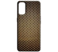 Mixroom - Coque arrière en TPU silicone souple pour Samsung Galaxy A17 4G / 5G Motif ruche M675