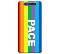 Mixroom Coque de protection en TPU silicone souple pour Samsung Galaxy A80 Motif drapeau Pace O201