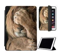 Mixroom - Coque de protection pour Xiaomi Mi Pad 5 / Mi Pad 5 Pro 11" 2021 pliable en similicuir et TPU avec support fonction support fantaisie lion ne vaut pas LN345