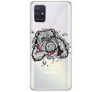 Mixroom - Coque en TPU silicone souple fond transparent pour Oppo A16/A16s fantaisie Bulldog anglais musclé T645