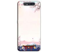 Mixroom Coque en TPU silicone souple pour Samsung Galaxy A80 Motif Monte Fuji et Tempio japonais N1008