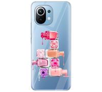 Mixroom - Coque étui en TPU silicone souple fond transparent pour OPPO Find x9 fantaisie vernis T416