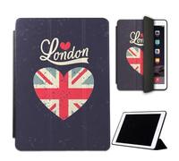 Mixroom - Étui pour iPad Air 3 Modèle 2019 10,5 Pouces Coque pour Apple iPad Smart Case Prottetive Pliable Support Stand Dessin Love London LN118