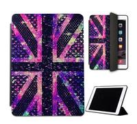 Mixroom - Étui pour iPad Mini 5 7,9 Pouces Modèle 2019 5 Gen. Coque pour Apple iPad Smart Case Prottetive Pliable Support Stand Dessin Drapeau Uk Fond Infini M535