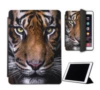 Mixroom - Étui pour iPad Pro 10,5 Pouces Modèle 2017 Coque pour Apple iPad Smart Case Prottetive Pliable Support Stand Dessin Tigre LN124
