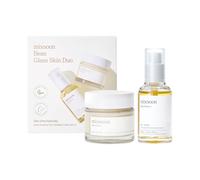 mixsoon Bean Glass Skin Duo, set de soin avec Bean Essence hydratante et Bean Cream nourrissante, soin du visage pour un teint éclatant, rosé, hydraté et lisse (Bean Essence 50 ml & Bean Cream 50 ml)