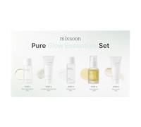 mixsoon Pure Glow Essentials Kit de soins de la peau en 5 étapes, doux et hydratant, pour tous les types de peau, 5 pièces de soins de la peau en verre coréen
