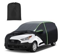 Mixsuper Liner Housse de Voiture pour Ford Transit Connect 2014-2023, Toutes Saisons, Housse d'extérieur imperméable avec Fermeture éclair et Bandes réfléchissantes pour Porte