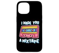 Mixtape Cassette rétro des années 80 pour Les Amateurs de Musique Coque pour iPhone 15