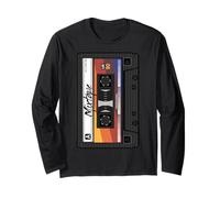 Mixtape Cassette Tape Musique Mix Audio Fête 90 Années 80 Manche Longue