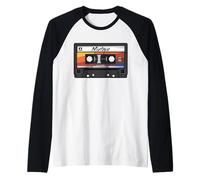 Mixtape Cassette Tape Musique Mix Audio Fête 90 Années 80 Manche Raglan