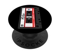Mixtape Cassette Tape Musique Mix Audio Fête 90 Années 80 PopSockets PopGrip Adhésif