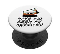 Mixtape Vintage Have You Seen My Cassette Tape 80s 90s Music Mixtape PopSockets PopGrip Adhésif