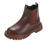 Mixte Enfant Basic Bottes Clignotant Pluie Neige Fermeture Clair Arrière de très légères en Mousse EVA Botte Caoutchouc pour Enfants Filles et Adolescents Adultes