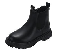 Mixte Enfant Basic Bottes Clignotant Pluie Neige Fermeture Clair Arrière de très légères en Mousse EVA Botte Caoutchouc pour Enfants Filles et Adolescents Adultes