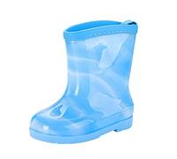 Mixte Enfant Basic Bottes de Neige Couleur Unie avec poignée Wellington Enfants Semelles Paisses Chaudes antidérapantes Galoches Imperméables Semelle Antidérapante
