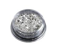 Mixte Mini Strass à Ongles Dos Plat Pierres de Cristal Perles en Métal Perle Papillon Nail Art Charms Coeur Bijoux Manucure Pour Nail Art, Maquillage Et Décoration(WHTBPSP-10)