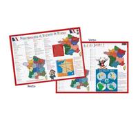 Mixte Sous Main Regions Set Table Educati