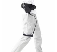 Mixtric Appareil D'Assistance Marche Bionique Exosquelette, Support Levage Jambes Assistance l'escalade, Mobilité & Réduction Pression Articulaire, pour Anciens Mobilité Réduite,Right Leg Black,S