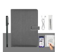 Mixtric Carnet Croquis Numérique Kit d'Écriture Intelligent, Stylo Synchronisation Intelligente Bluetooth Carnet Numérique, Outil Dessin Prise Notes pour Études, Bureau, Réunions d'entreprise,Grey a
