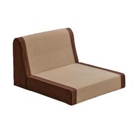 Mixtric Chaise Sol Style Tatami, SièGe Zen Pliable avec Dossier, Chaise Lecture Double Usage pour Balcon et Salon, pour Adultes/Enfants, MatéRiau Naturel, Fabriqué à Main,Natural