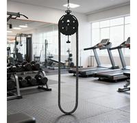 Mixtric EntraîNeur Corde sans Fin, SystèMe Poulie CâBle, EntraîNement Corde Traction avec RéSistance Ajustable, pour L'Endurance Musculaire, Renforcement Membres SupéRieurs, l'exercice AéRobique