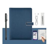 Mixtric Kit D'Écriture Intelligent, Stylo Synchronisation Intelligente Bluetooth 5.0 & Carnet Numérique, Carnet Croquis Numérique pour Notes & Dessins pour Études, Bureau, Réunions,Bleu