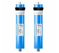 Mixtric Osmose Inverse à Membrane, Remplacement du Filtre à Eau à Membrane, pour Le SystèMe D'Osmose Inverse, SystèMe De Purificateur d'eau Potable Ro,2pcs,1812/50G